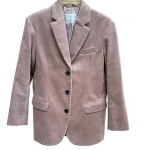 Everlane The Corduroy 80’s Women’s Blazer Taupe Grey Size 2